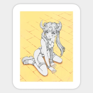 demon girl Sticker